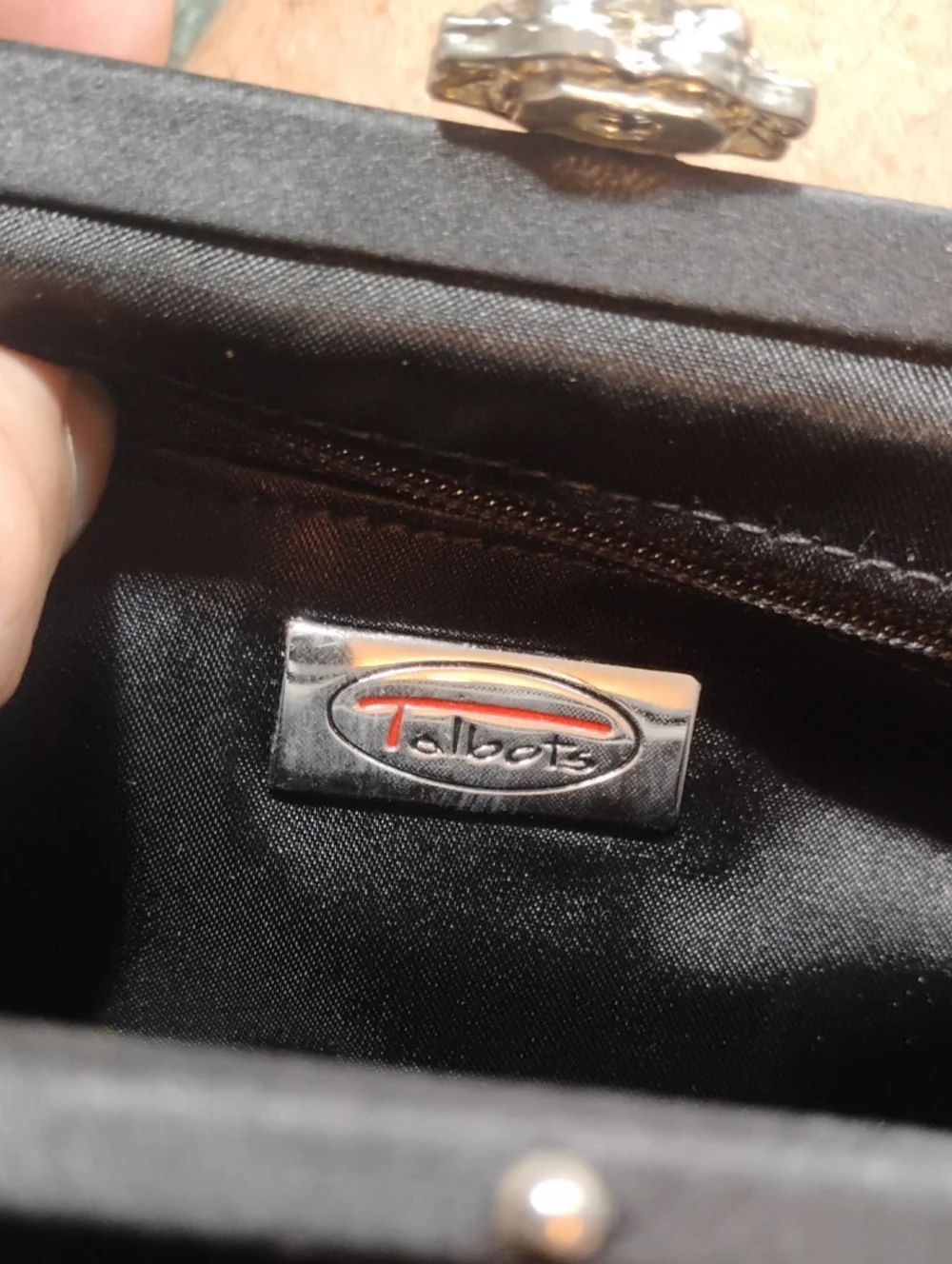 Talbots Vintage Black Beaded Purse/Clutch Vintage And Wonderful